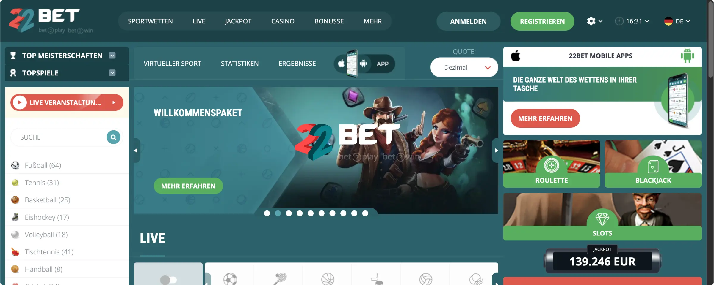 22Bet Sport 22Bet Sport